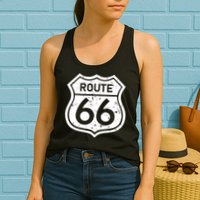 Route 66 Rustic Womens Tank Top