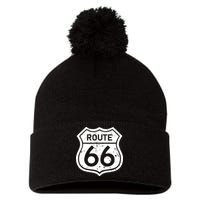 Route 66 Rustic Pom Pom 12in Knit Beanie