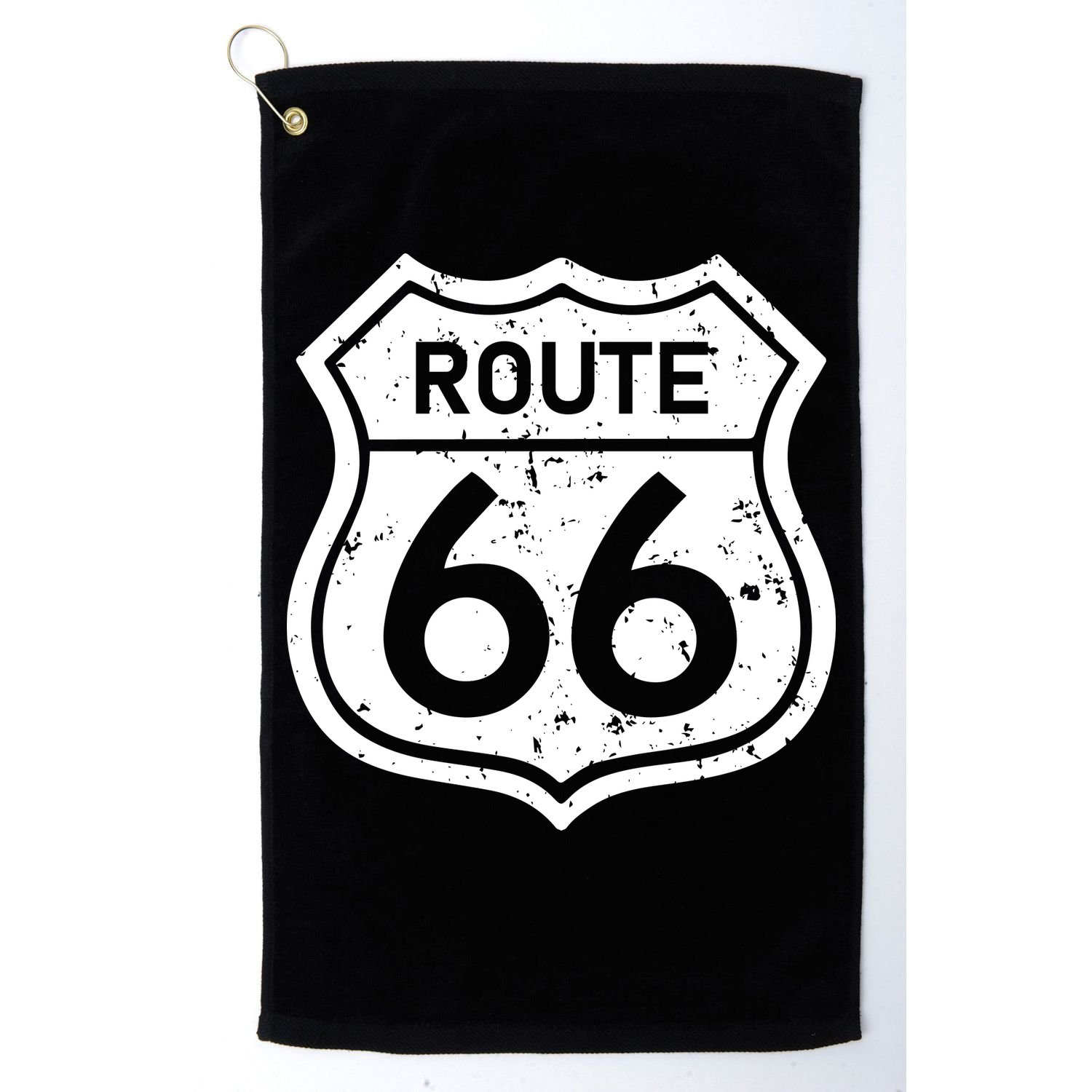 Route 66 Rustic Golf Towel