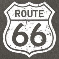 Route 66 Rustic Cotton Canvas Backpack