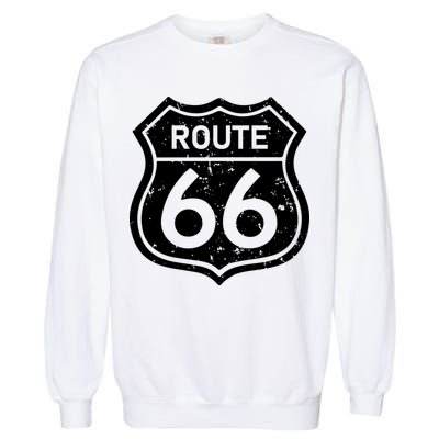 Route 66 Rustic Garment-Dyed Sweatshirt