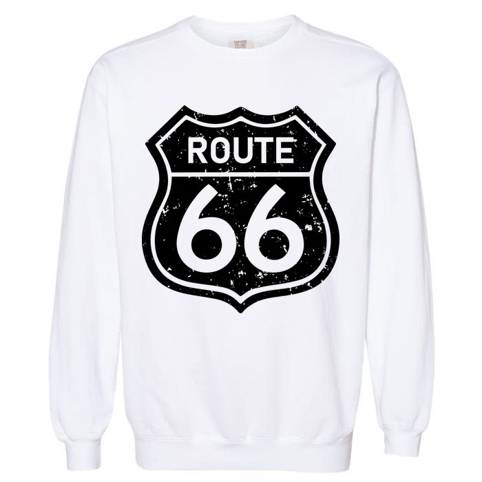 Route 66 Rustic Garment-Dyed Sweatshirt