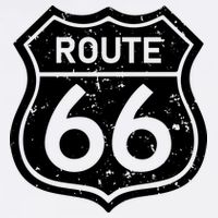 Route 66 Rustic Garment-Dyed Sweatshirt