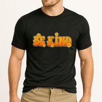 Retro 60s Sixties Flower Power Be Kind Wear Orange Cooling Performance Crew T-Shirt