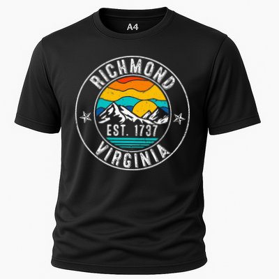 Retro 70s 80s Richmond Virginia Va Performance Shirt