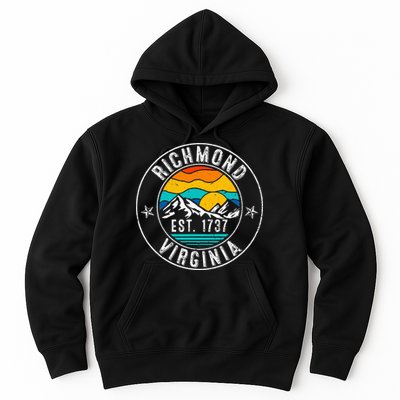 Retro 70s 80s Richmond Virginia Va Hoodie