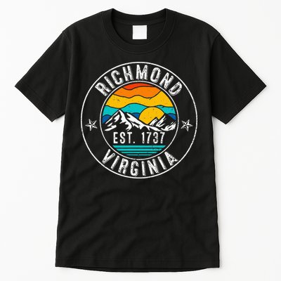 Retro 70s 80s Richmond Virginia Va Tall T-Shirt