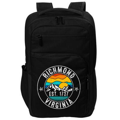 Retro 70s 80s Richmond Virginia Va Impact Tech Backpack