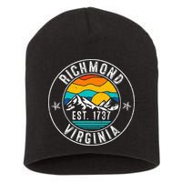 Retro 70s 80s Richmond Virginia Va Short Acrylic Beanie