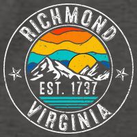 Retro 70s 80s Richmond Virginia Va Vector Backpack