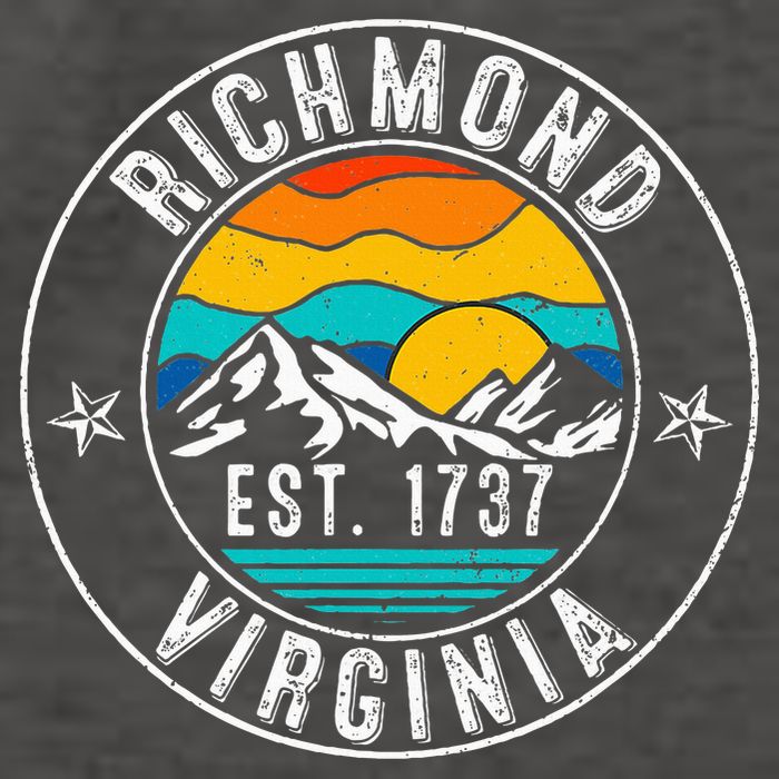 Retro 70s 80s Richmond Virginia Va Vector Backpack