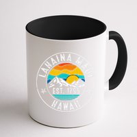 Retro 70s 80s Lahaina Maui Hawaii HI Mug
