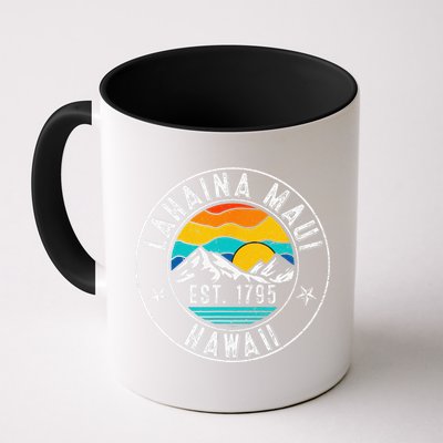 Retro 70s 80s Lahaina Maui Hawaii HI Mug