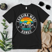 Retro 70s 80s Lahaina Maui Hawaii HI Premium T-Shirt