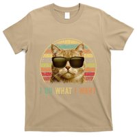 Retro 70s 80s 90s Meowy Cat I Do What I Want Funny Cat T-Shirt