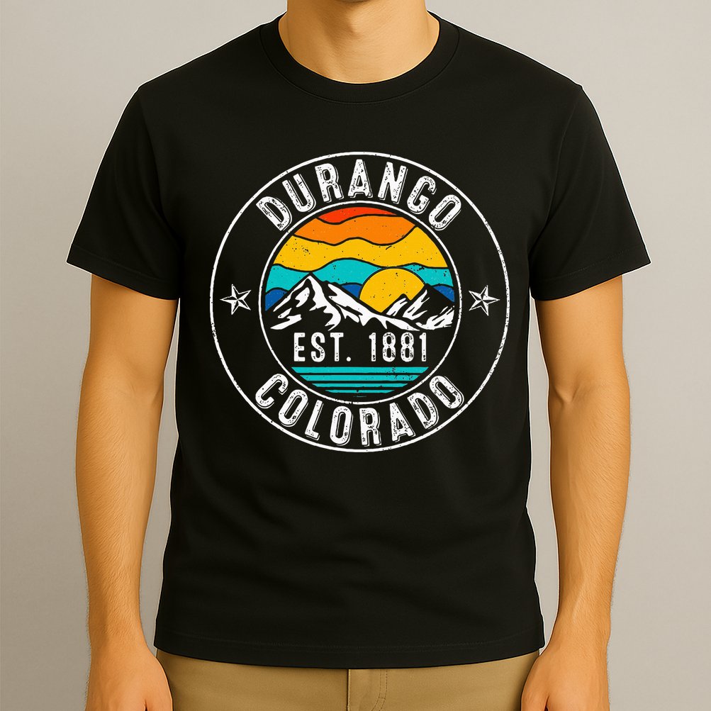 Retro 70s 80s Durango Colorado Co T-Shirt