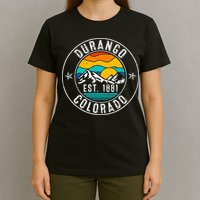 Retro 70s 80s Durango Colorado Co T-Shirt