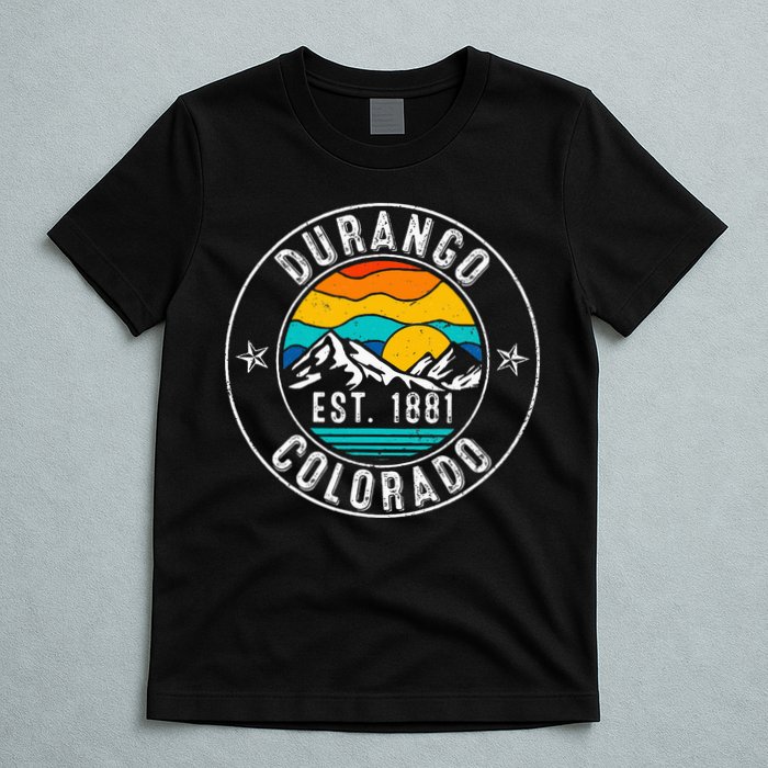Retro 70s 80s Durango Colorado Co T-Shirt