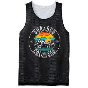 Retro 70s 80s Durango Colorado Co Mesh Reversible Basketball Jersey Tank