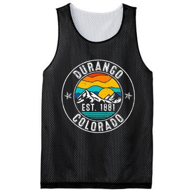 Retro 70s 80s Durango Colorado Co Mesh Reversible Basketball Jersey Tank