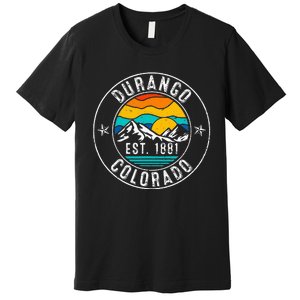 Retro 70s 80s Durango Colorado Co Premium T-Shirt