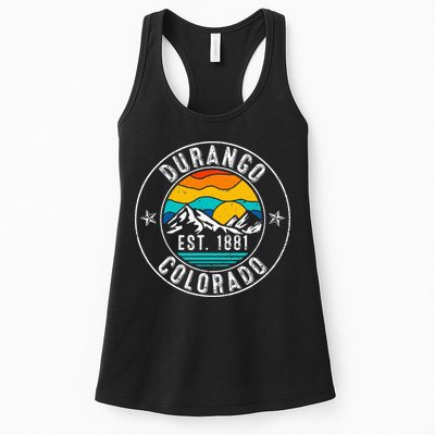 Retro 70s 80s Durango Colorado Co Womens Tank Top