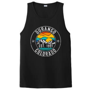 Retro 70s 80s Durango Colorado Co PosiCharge Competitor Tank