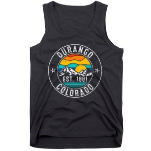 Retro 70s 80s Durango Colorado Co Tank Top