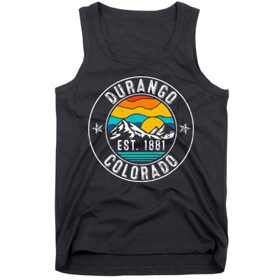 Retro 70s 80s Durango Colorado Co Tank Top