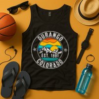 Retro 70s 80s Durango Colorado Co Tank Top