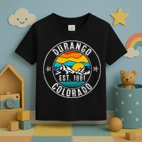 Retro 70s 80s Durango Colorado Co Toddler T-Shirt