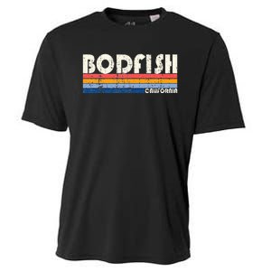 Retro 70s 80s Style Hometown Of Bodfish Cooling Performance Crew T-Shirt