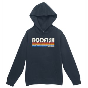 Retro 70s 80s Style Hometown Of Bodfish Urban Pullover Hoodie