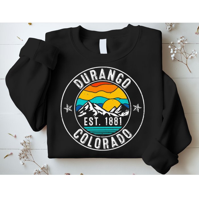 Retro 70s 80s Durango Colorado CO Sweatshirt