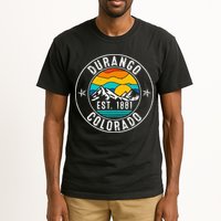Retro 70s 80s Durango Colorado CO Tall T-Shirt