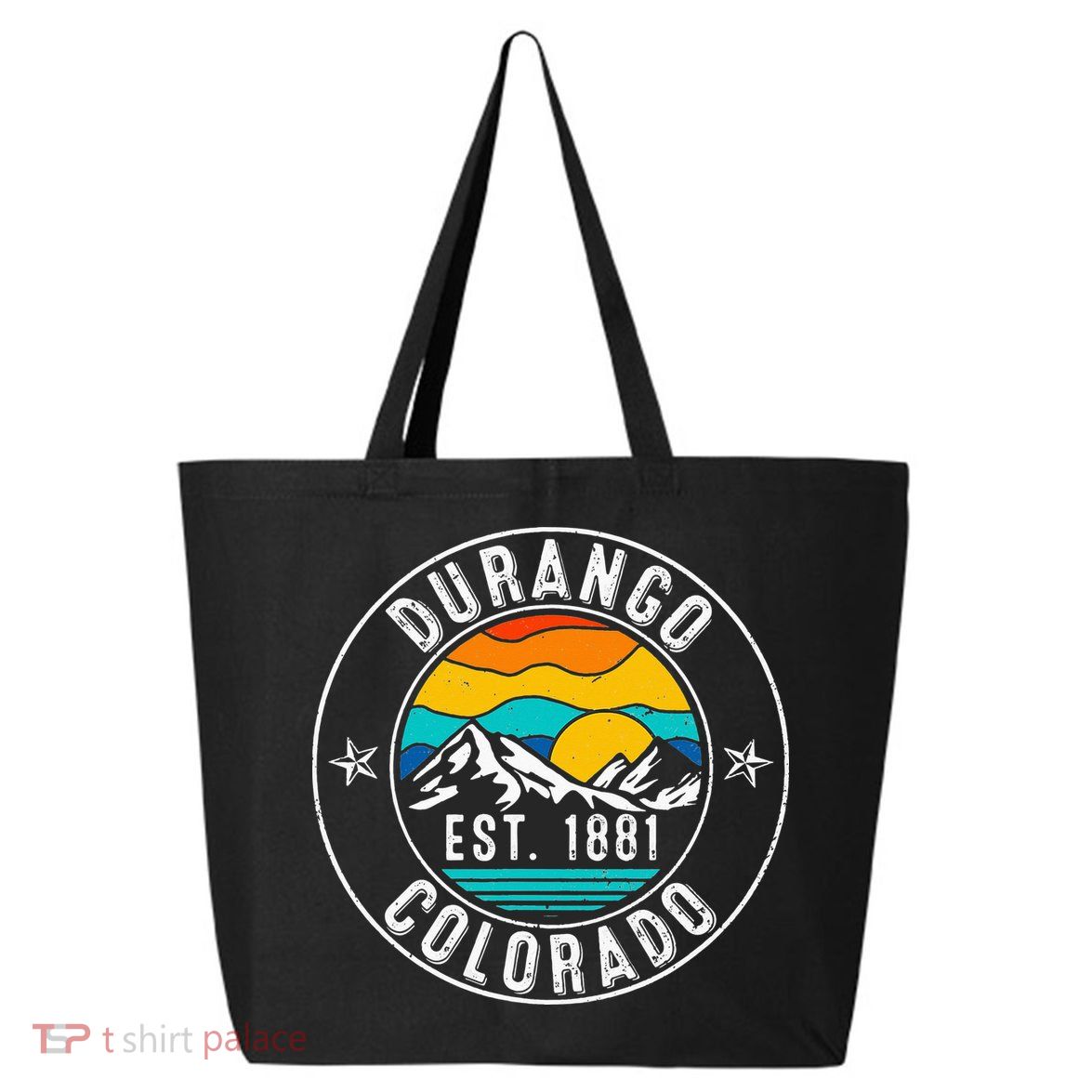 Retro 70s 80s Durango Colorado CO 25L Jumbo Tote
