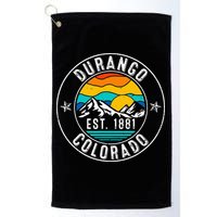 Retro 70s 80s Durango Colorado CO Golf Towel