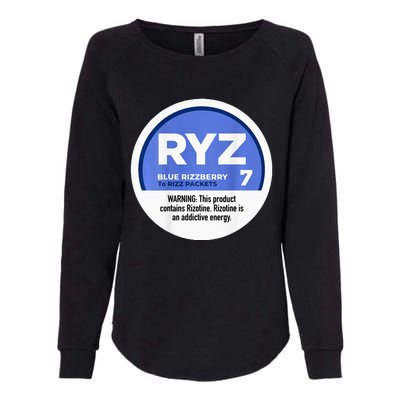 Ryz 7 Blue Rizzberry To Rizz Packets Womens California Wash Sweatshirt