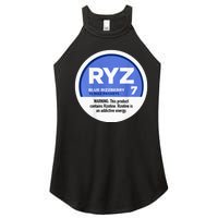 Ryz 7 Blue Rizzberry To Rizz Packets Women's Perfect Tri Rocker Tank