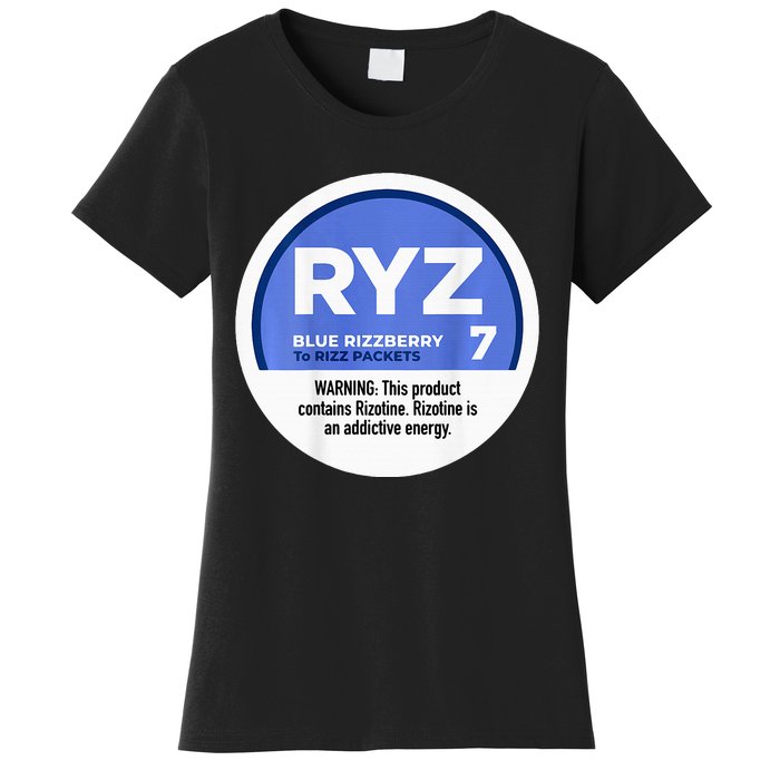 Ryz 7 Blue Rizzberry To Rizz Packets Women's T-Shirt