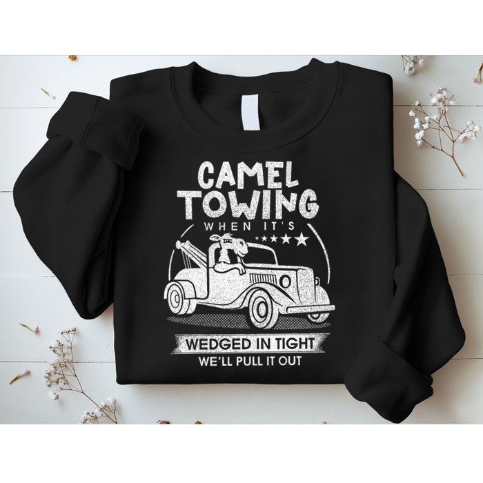 Retro 70s Camel Towing Services Vintage Tow Truck Driver Sweatshirt