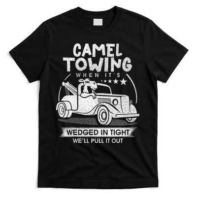 Retro 70s Camel Towing Services Vintage Tow Truck Driver T-Shirt