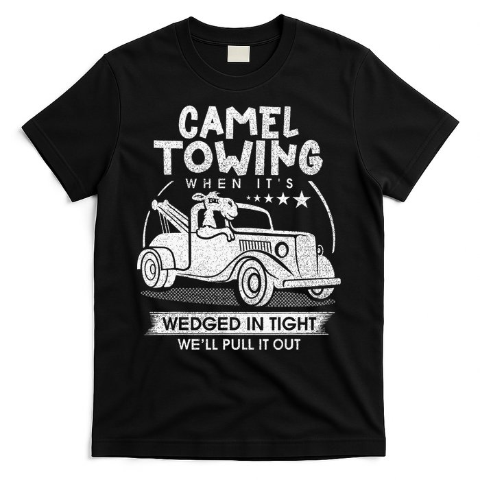 Retro 70s Camel Towing Services Vintage Tow Truck Driver T-Shirt
