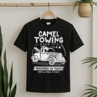 Retro 70s Camel Towing Services Vintage Tow Truck Driver T-Shirt