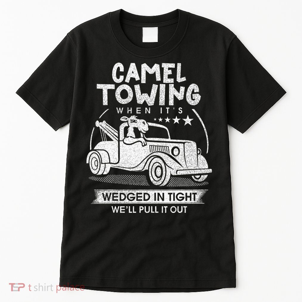 Retro 70s Camel Towing Services Vintage Tow Truck Driver Tall T-Shirt