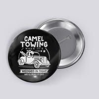 Retro 70s Camel Towing Services Vintage Tow Truck Driver Button