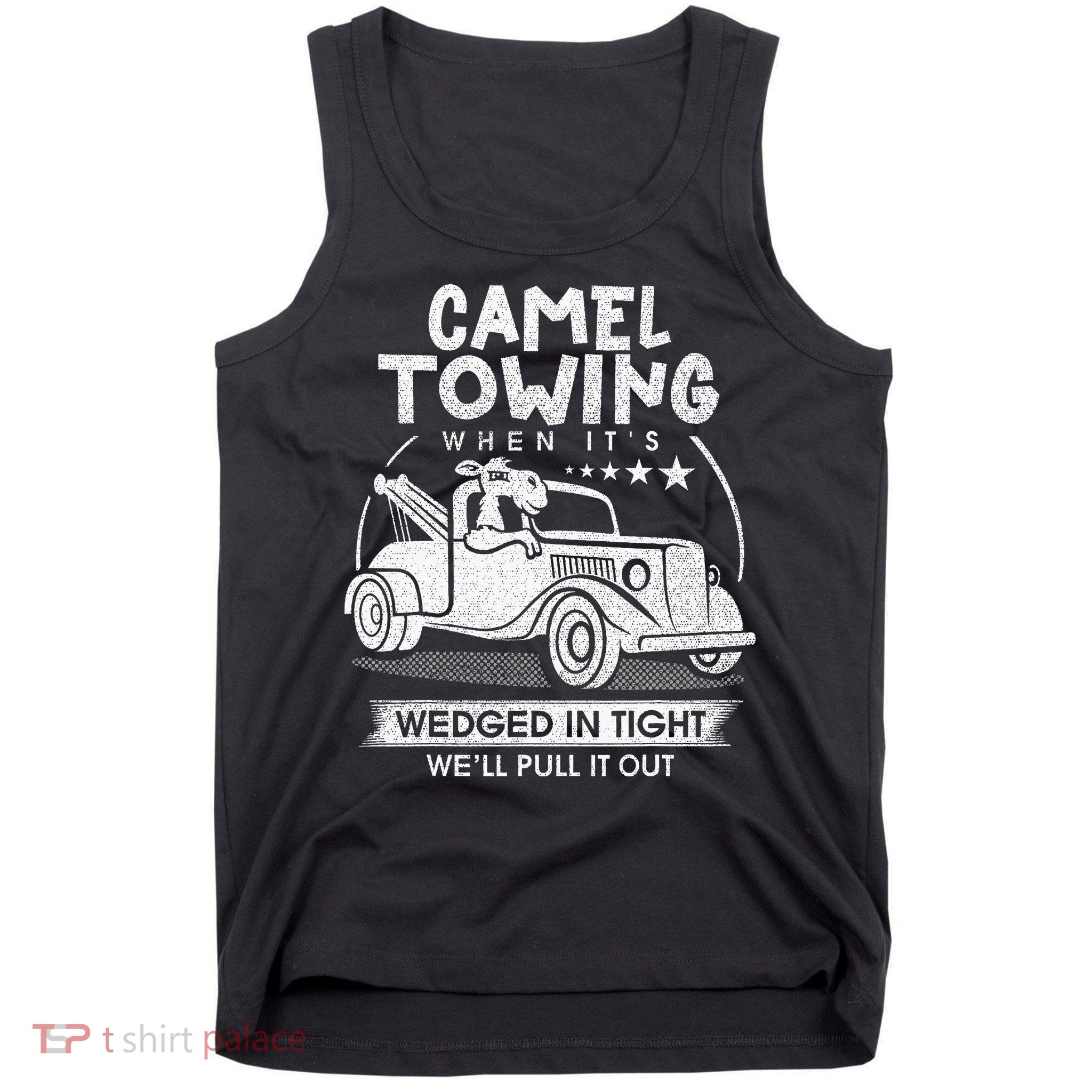 Retro 70s Camel Towing Services Vintage Tow Truck Driver Tank Top