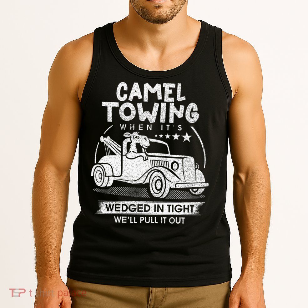 Retro 70s Camel Towing Services Vintage Tow Truck Driver Tank Top