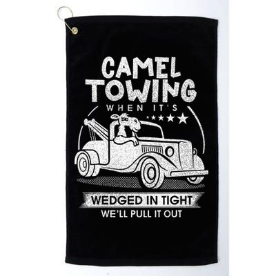 Retro 70s Camel Towing Services Vintage Tow Truck Driver Golf Towel