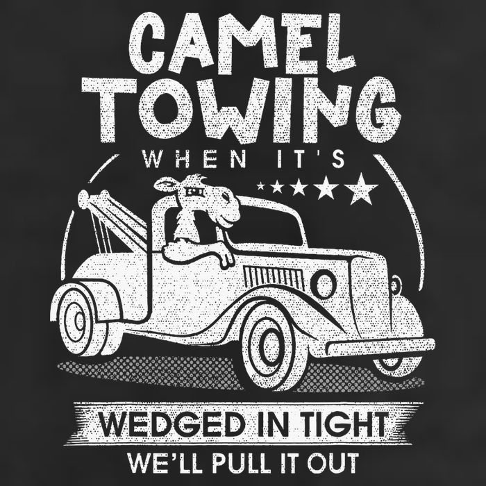 Retro 70s Camel Towing Services Vintage Tow Truck Driver Golf Towel